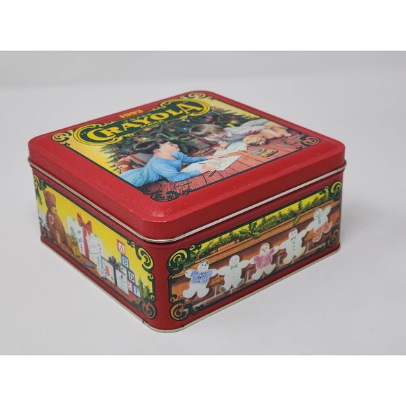 Vintage Crayola Crayons Trade Mark 1992 Holiday Edition‎ Tin Box - Picture 1 of 11